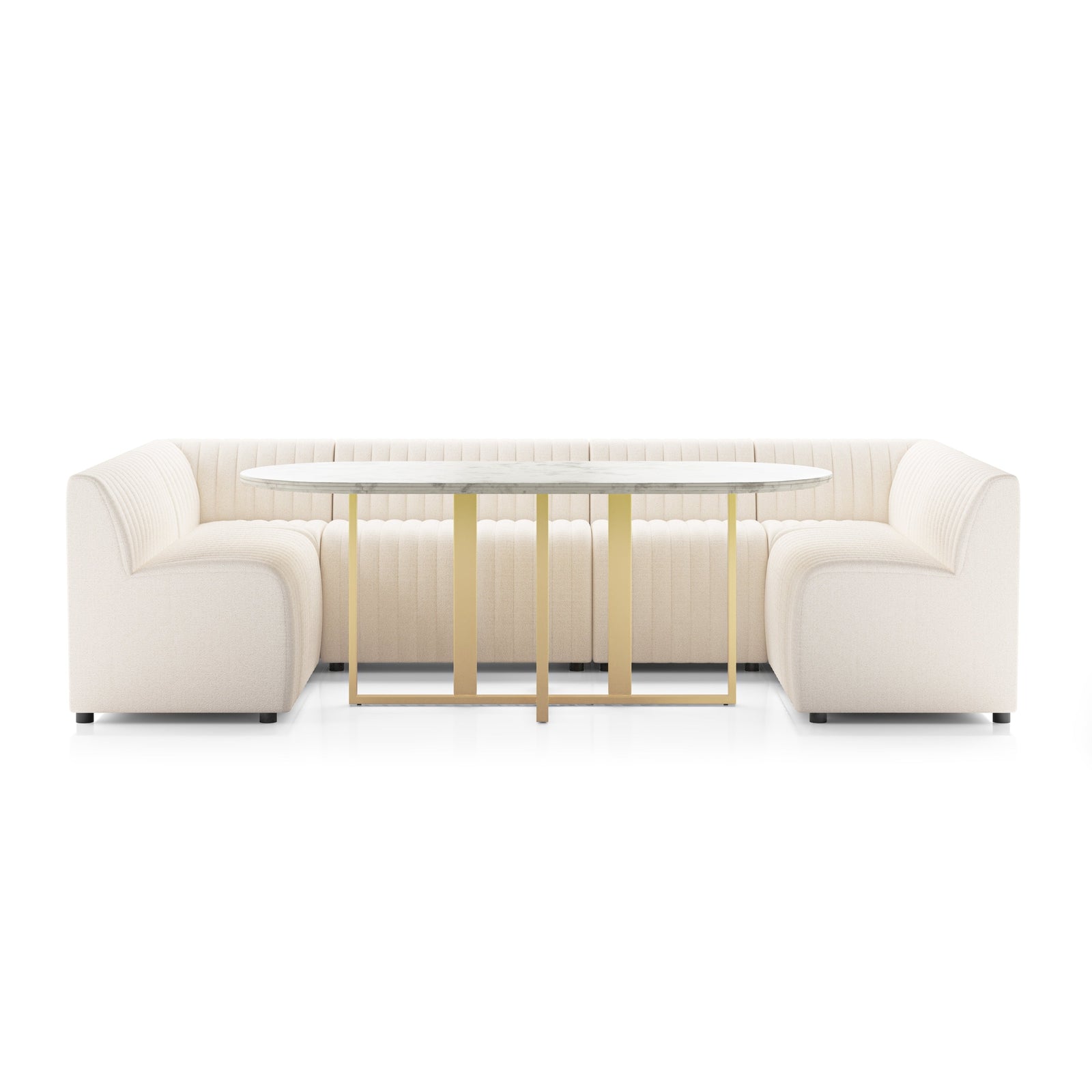 Four Hands Augustine Dining Banquette U Shape