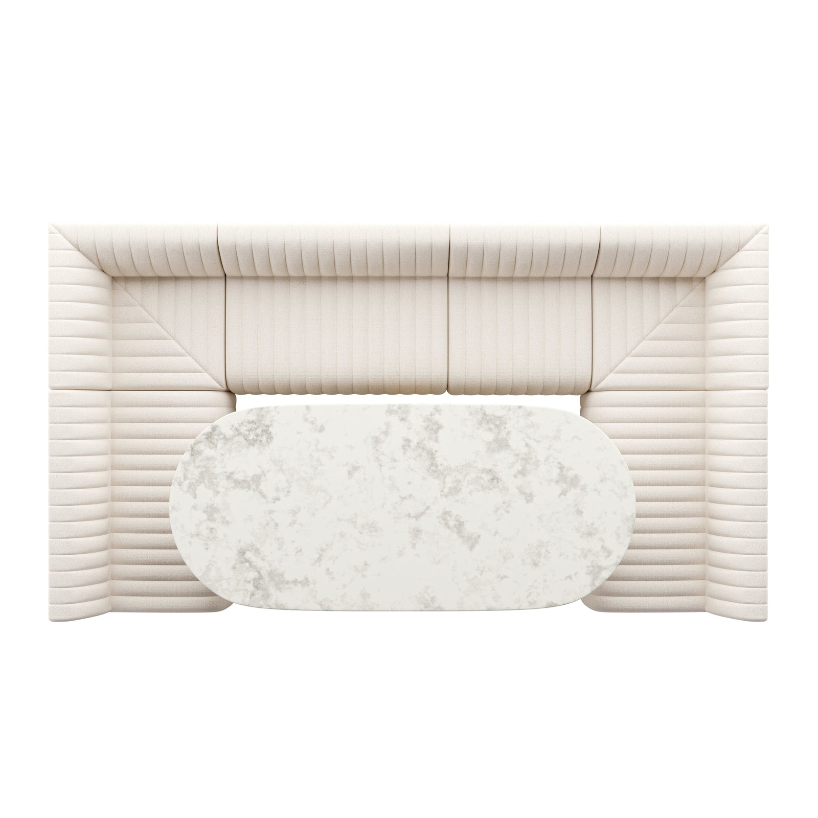 Four Hands Augustine Dining Banquette U Shape