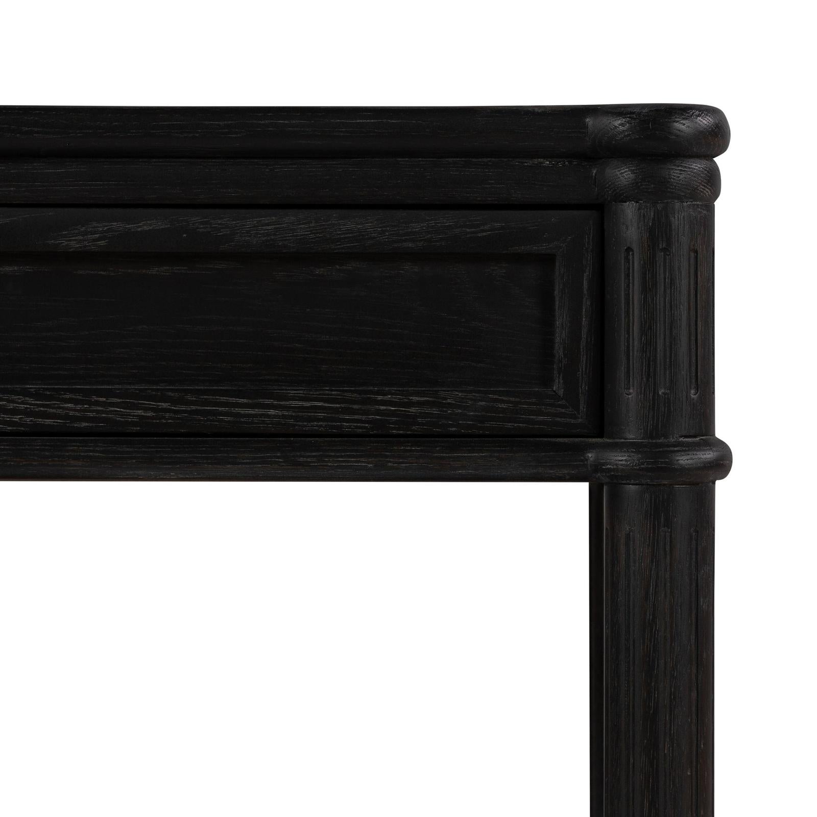 Toulouse Nightstand - Distressed Black