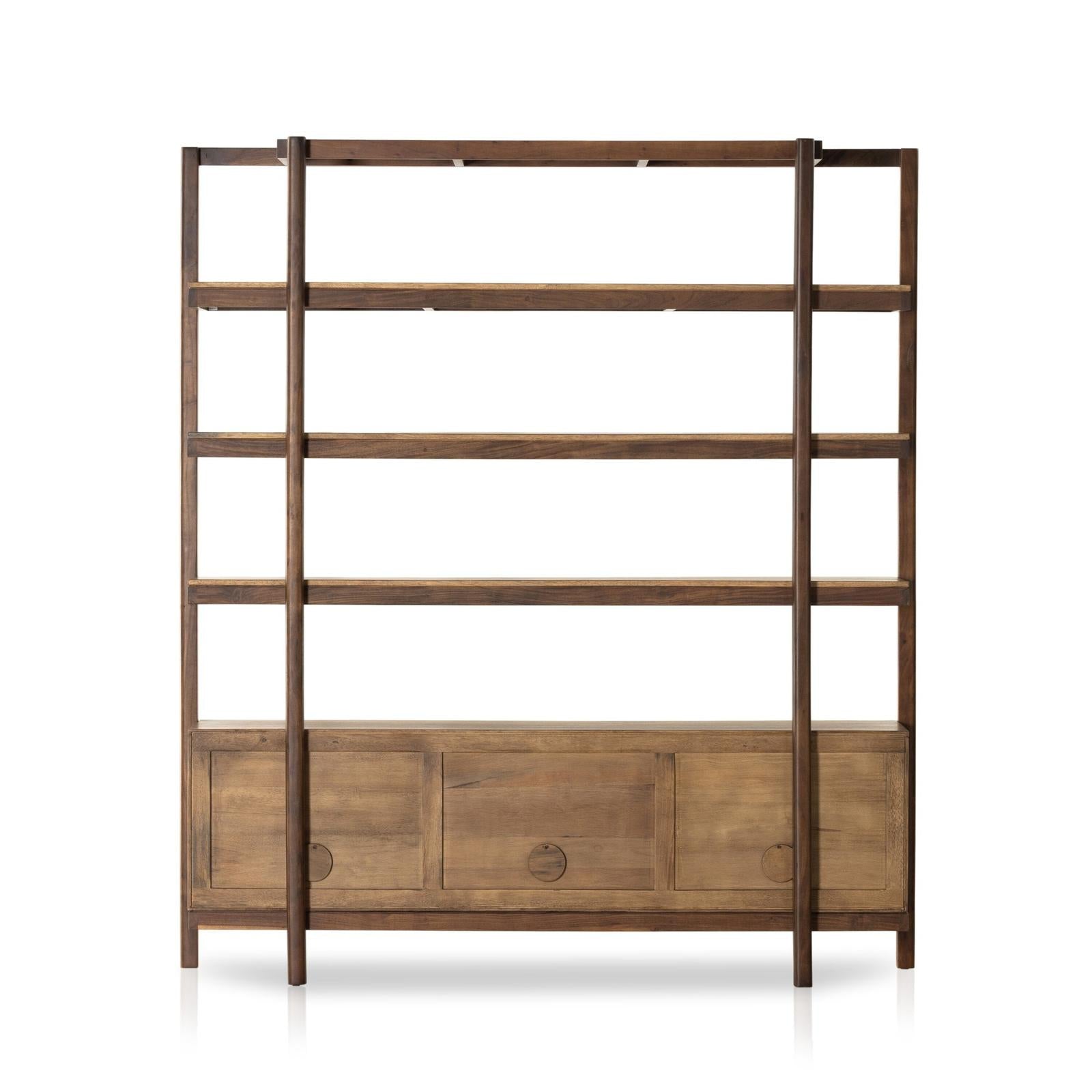 Four Hands Reza Wide Bookcase