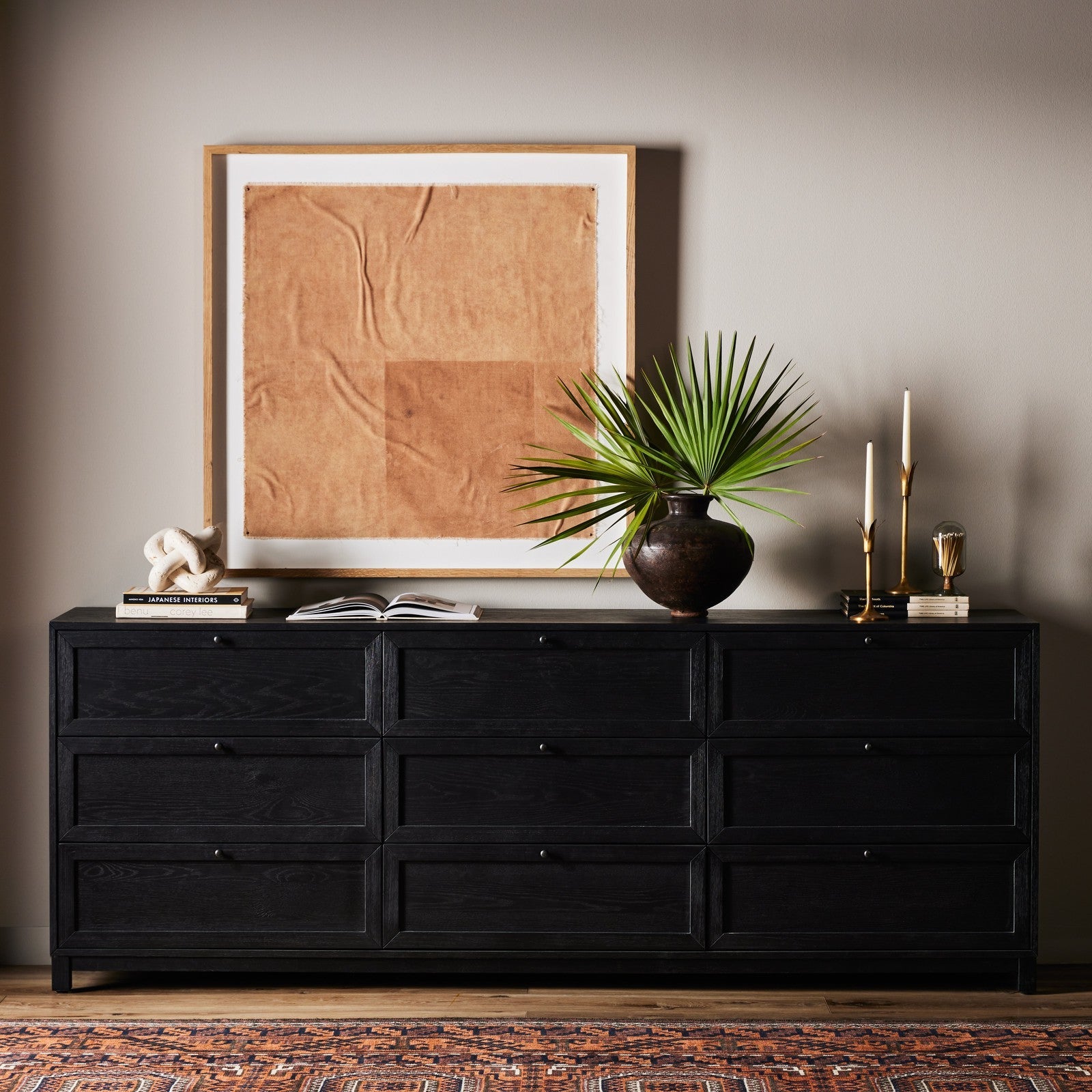 Millie 9 Drawer Dresser-Drifted Matte Bl