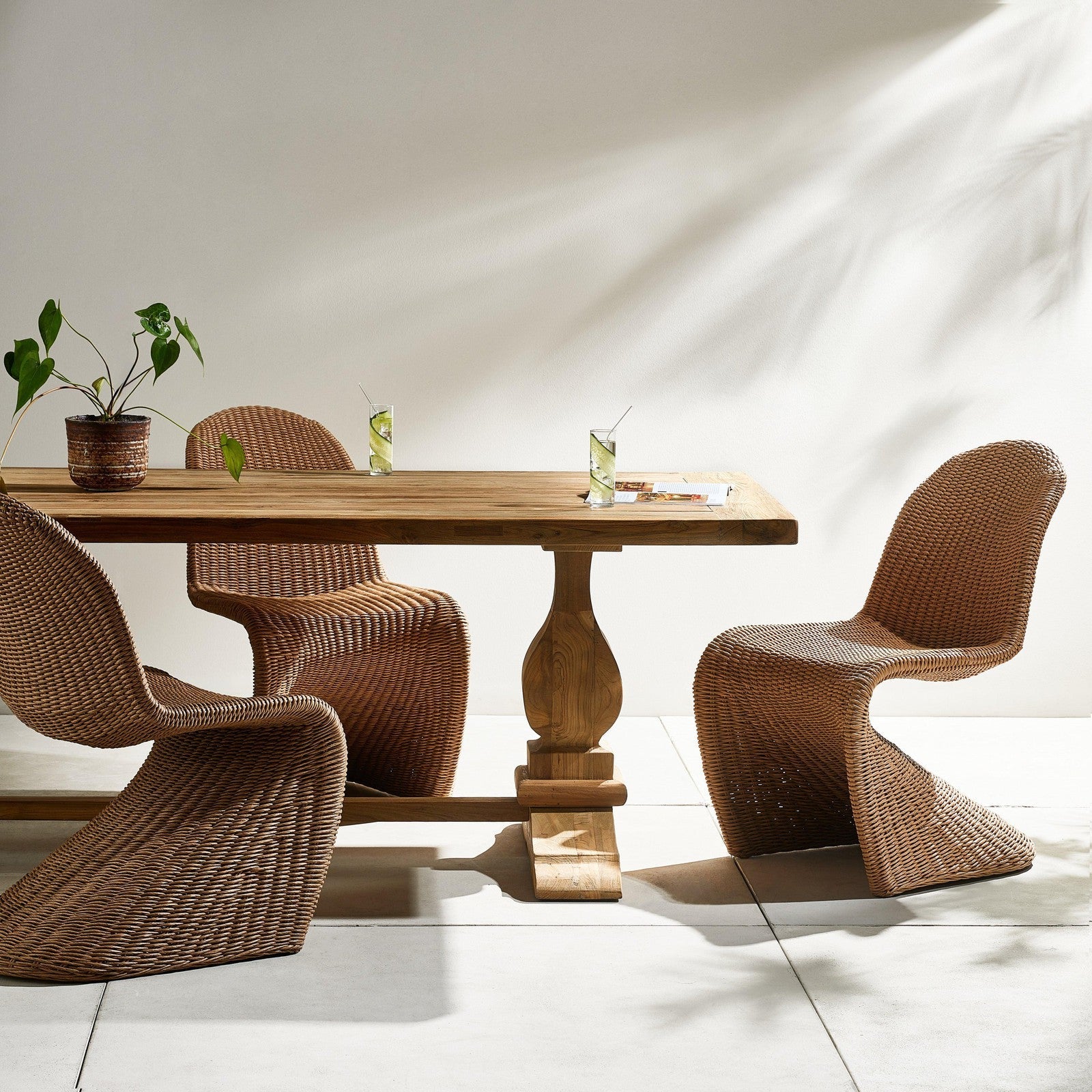 Novell Outdoor Dining Table-111