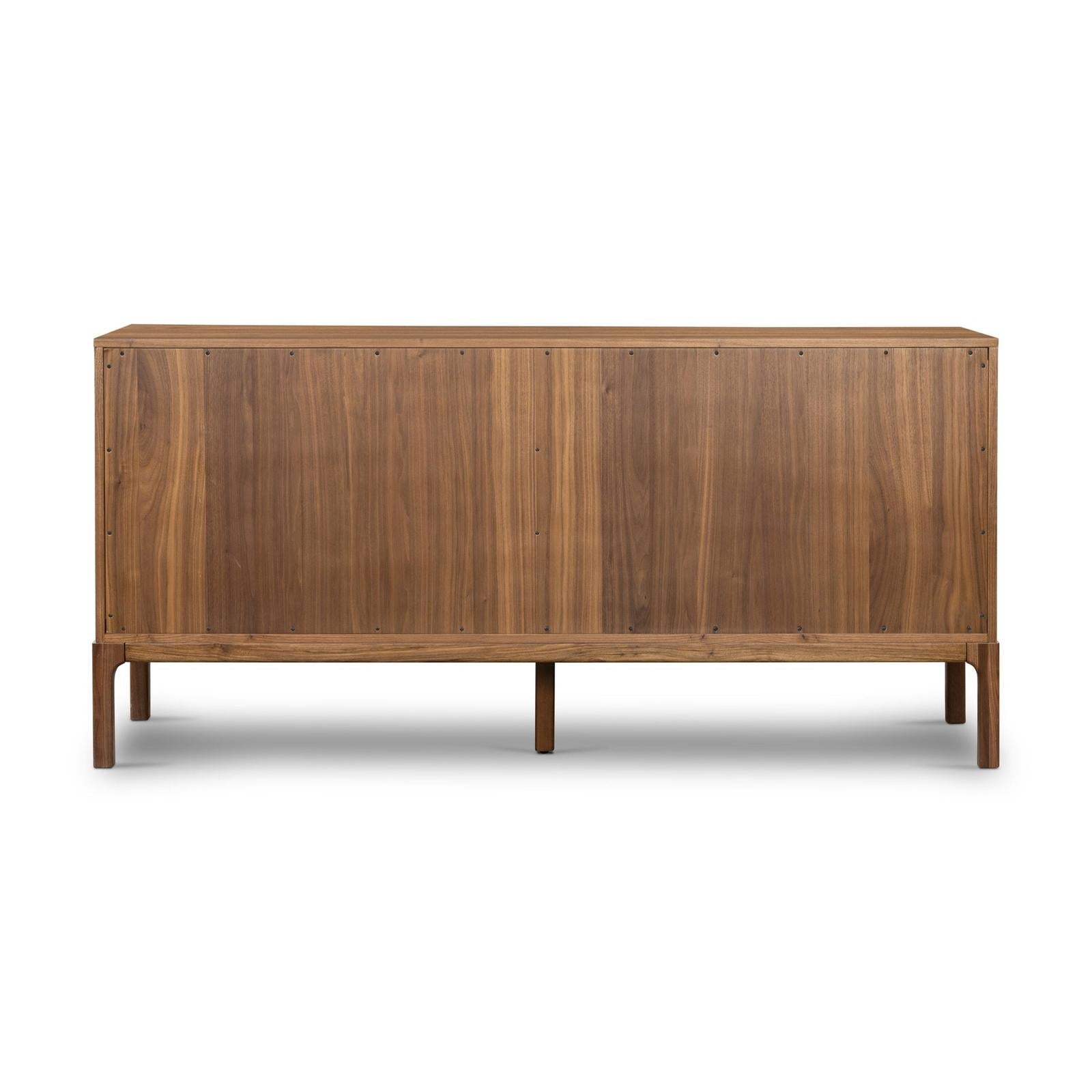 Arturo 6 Drawer Dresser-Natural Walnut