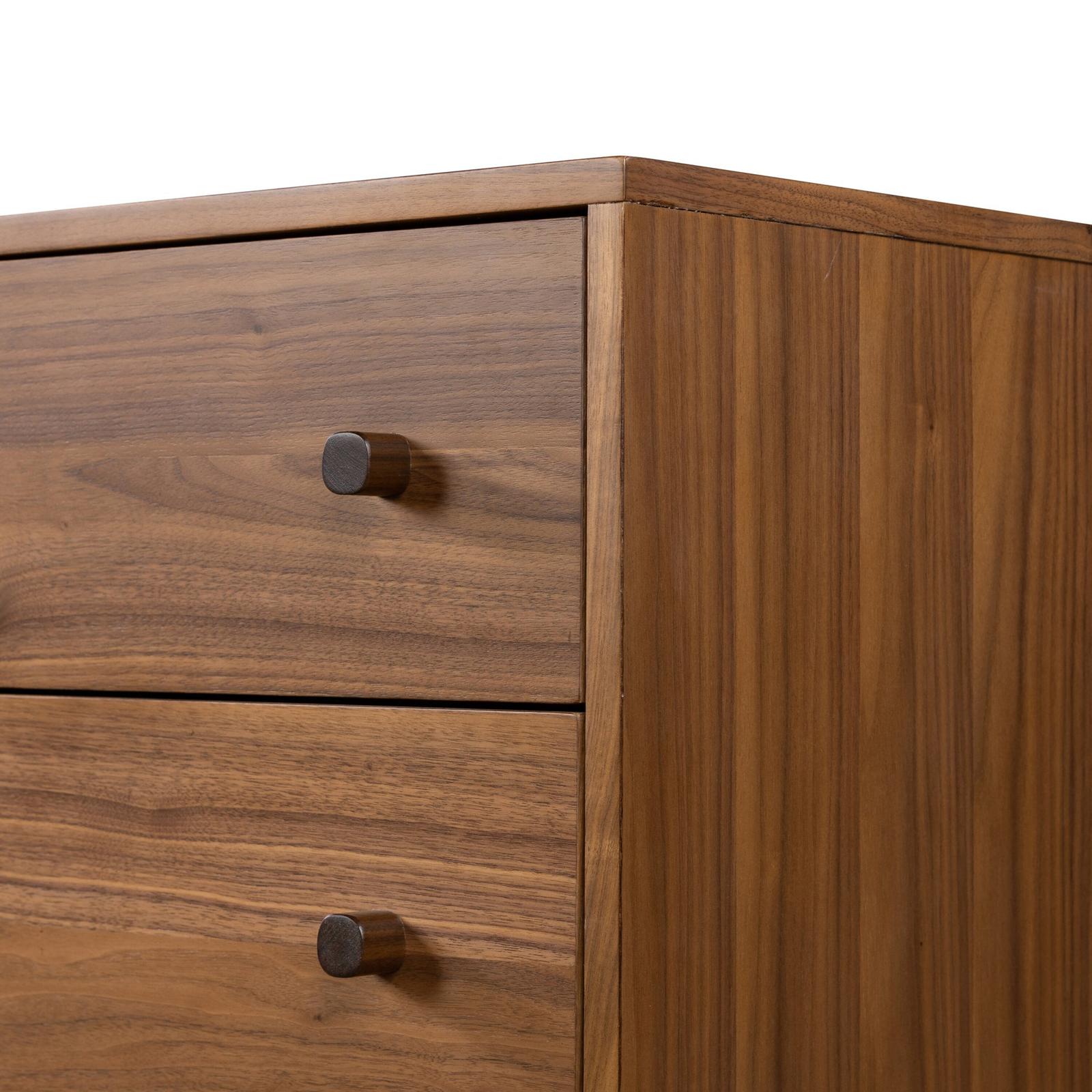 Arturo 6 Drawer Dresser-Natural Walnut