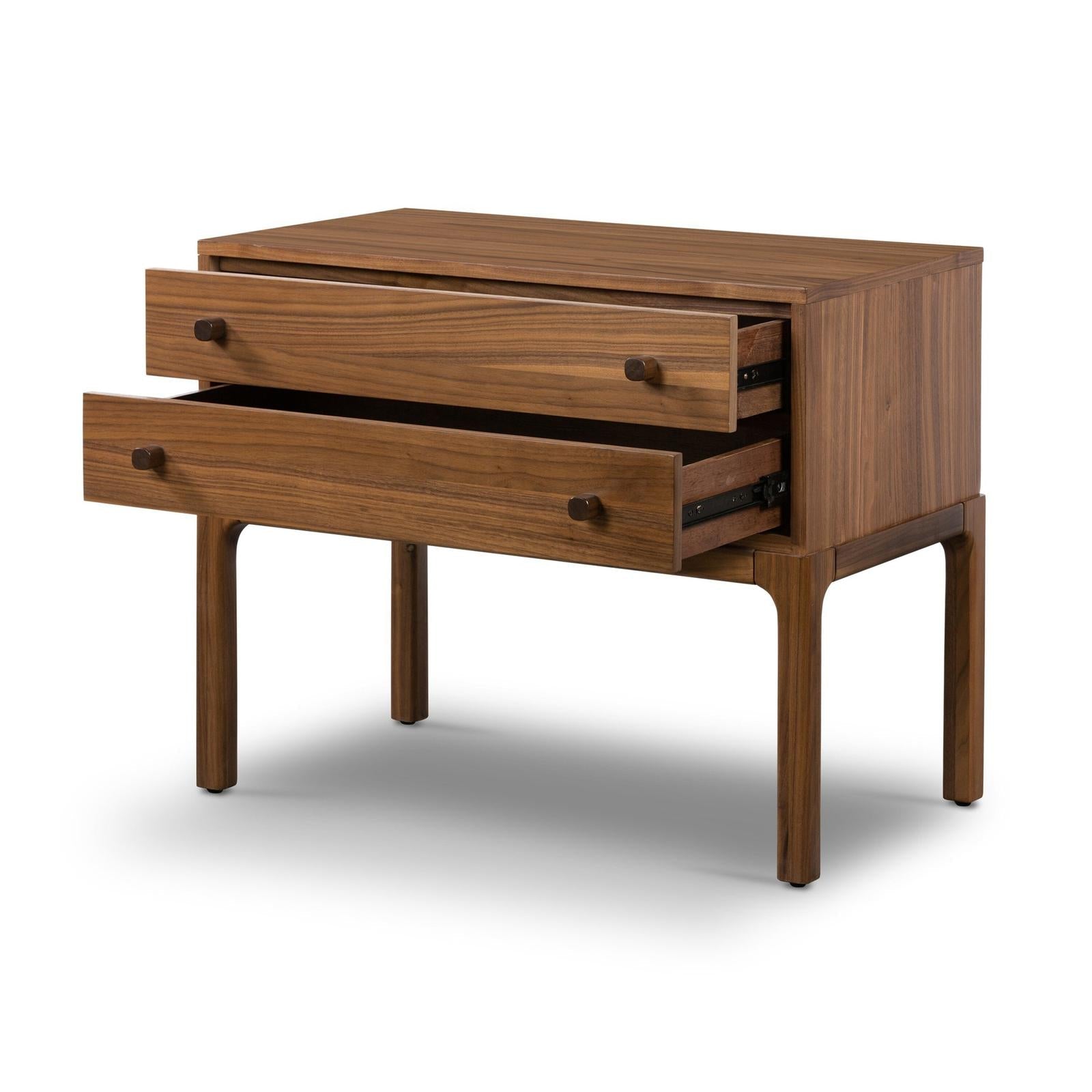 Arturo Nightstand-Natural Walnut
