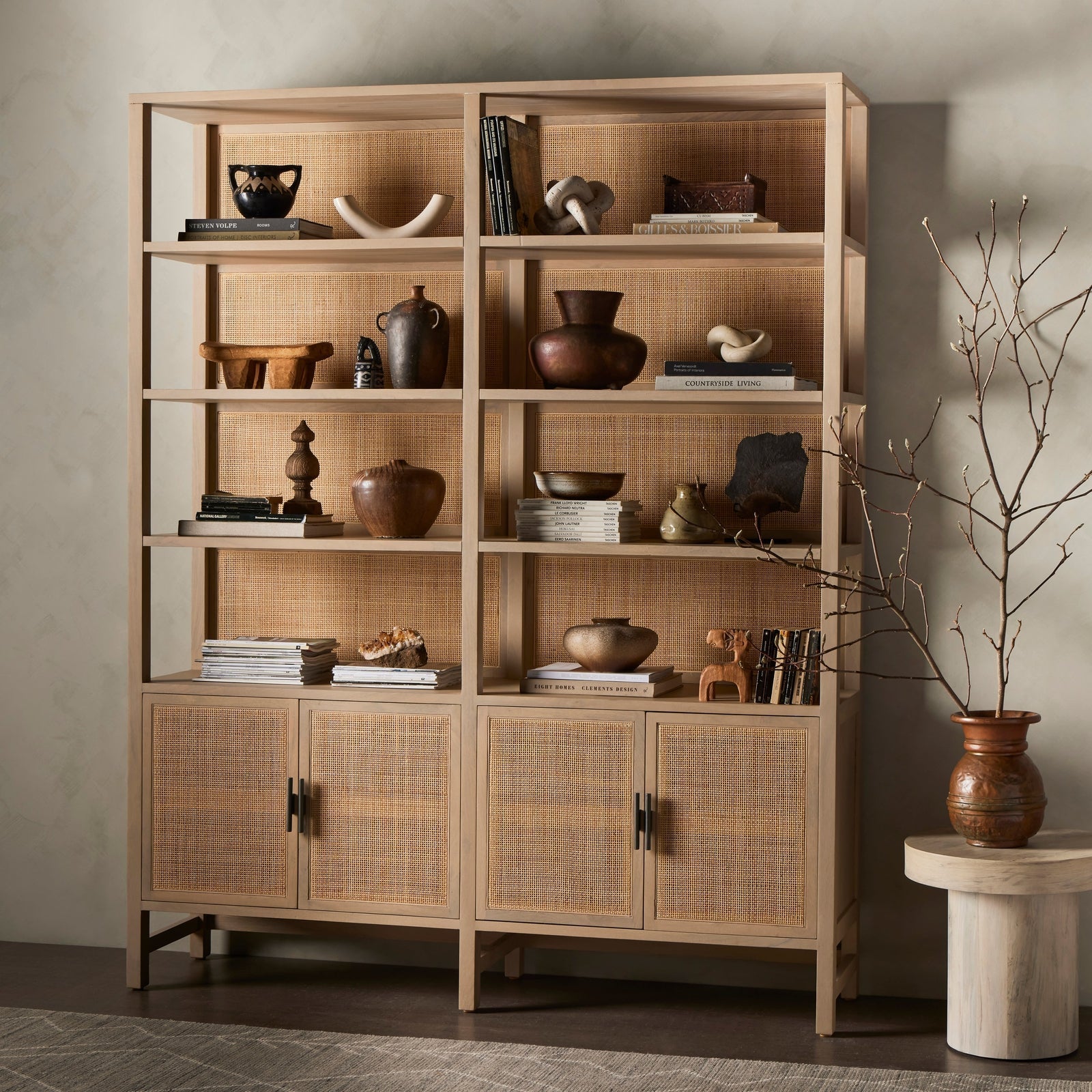 Caprice Wide Bookshelf