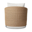 Maven Outdoor Swivel Chair-Faux Hyacinth