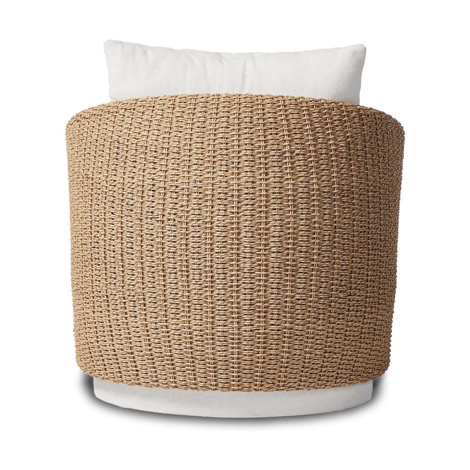 Maven Outdoor Swivel Chair-Faux Hyacinth