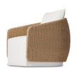 Maven Outdoor Swivel Chair-Faux Hyacinth