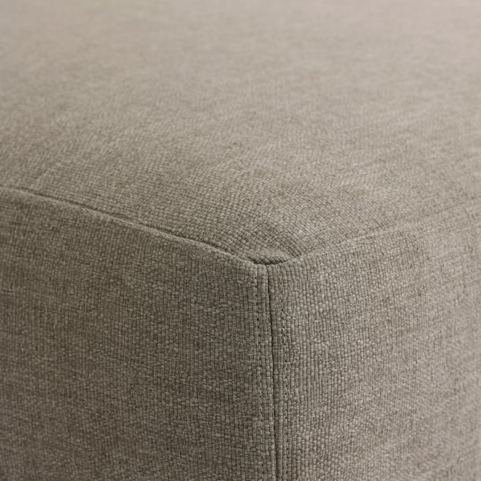 Laskin Outdoor Ottoman-Washed Brown-Fsc