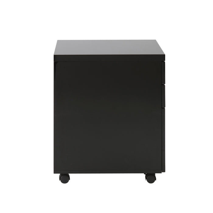 Euro Style Gilbert 3 Drawer File Cabinet