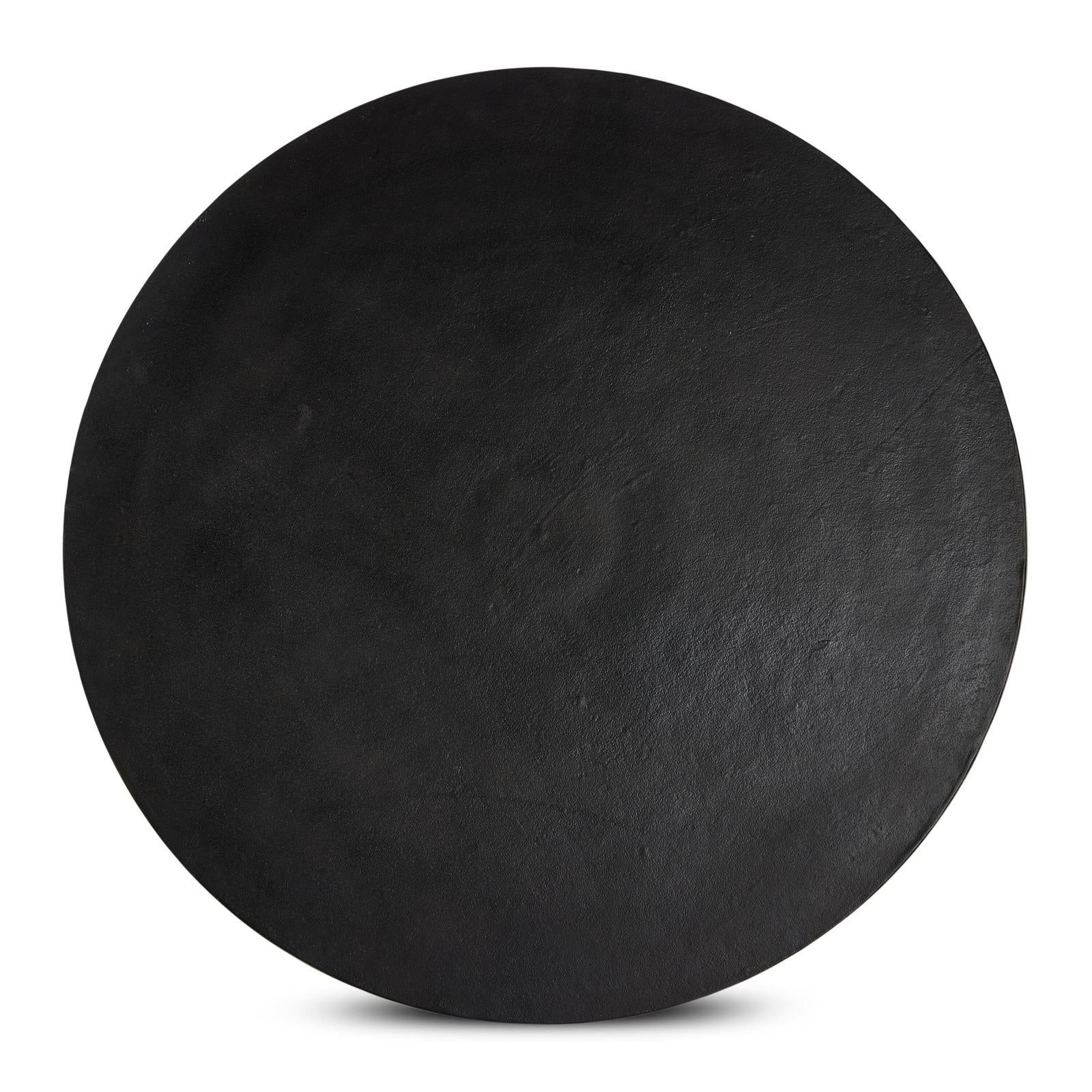 Daffin Round Bistro Table-Black Antique