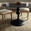 Daffin Round Bistro Table-Black Antique