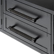 Laker Media Console-Black Oak