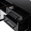 Laker Media Console-Black Oak