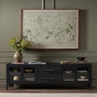 Laker Media Console-Black Oak