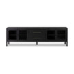 Laker Media Console-Black Oak