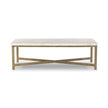 Four Hands Hammered Iron Coffee Table