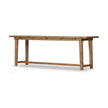 Flip Top Console Table-Toasted Ash