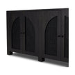 Tilda 6 Door Sideboard-Black Wash Mango