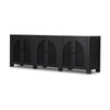 Tilda 6 Door Sideboard-Black Wash Mango