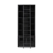 Admont Bookcase And Ladder-Worn Blk