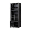 Admont Bookcase And Ladder-Worn Blk