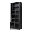 Admont Bookcase And Ladder-Worn Blk