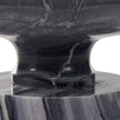 Rowe End Table-Ebony Marble