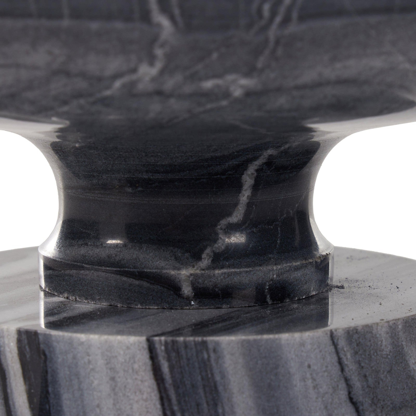 Rowe End Table-Ebony Marble