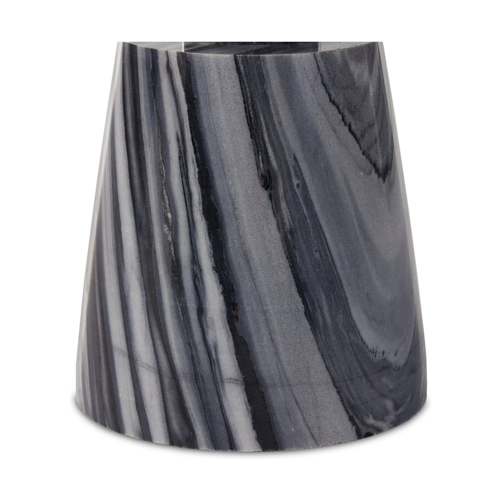 Rowe End Table-Ebony Marble