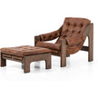 Halston Chair with Ottoman