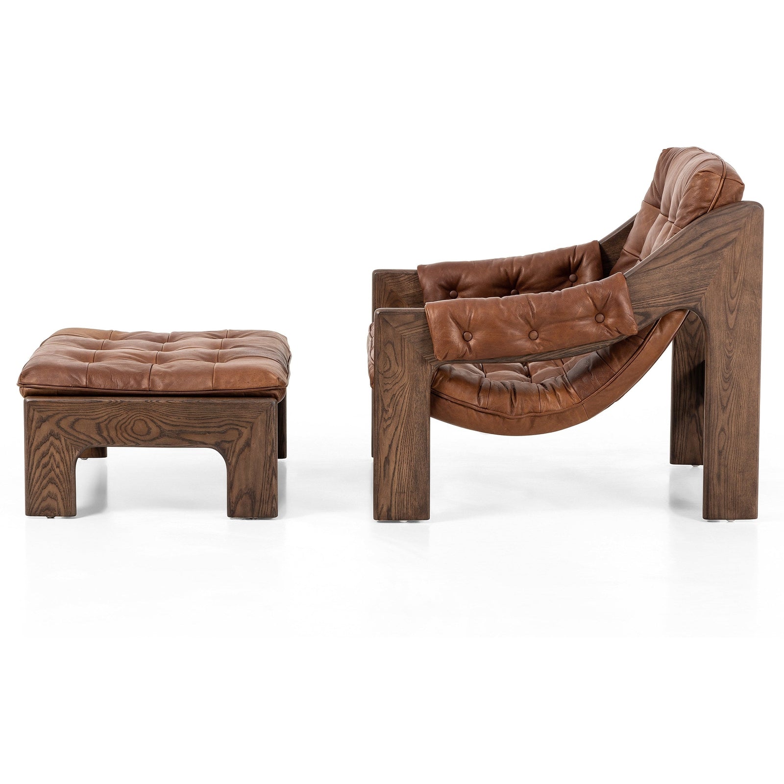 Halston Chair with Ottoman