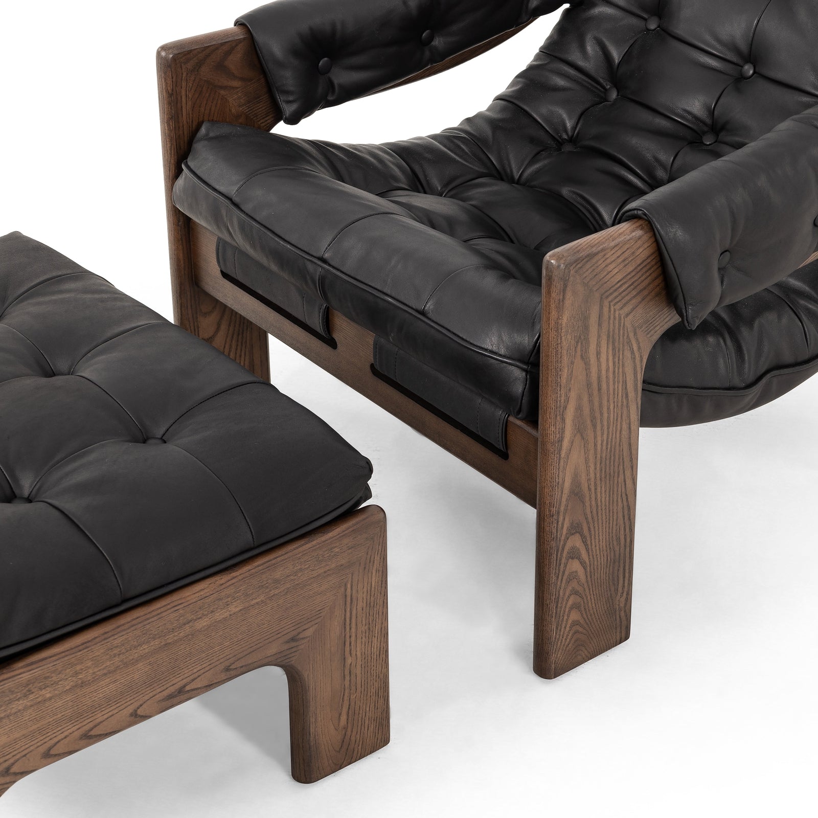 Halston Chair with Ottoman