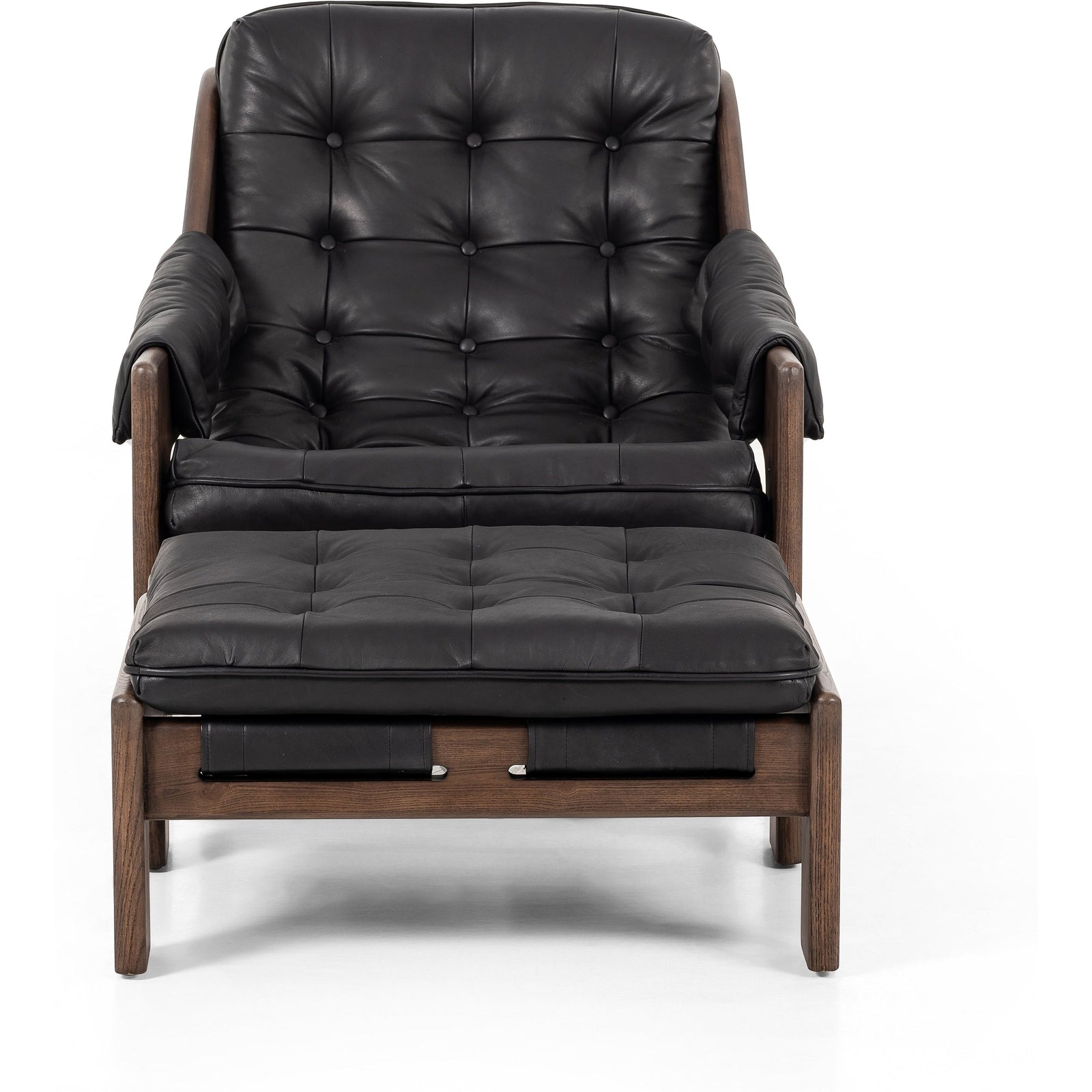Halston Chair with Ottoman