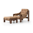 Halston Chair with Ottoman