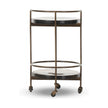 Mira Bar-Smoked Brown Cast Glass