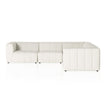 Four Hands Langham Channeled 5-Piece Sectional