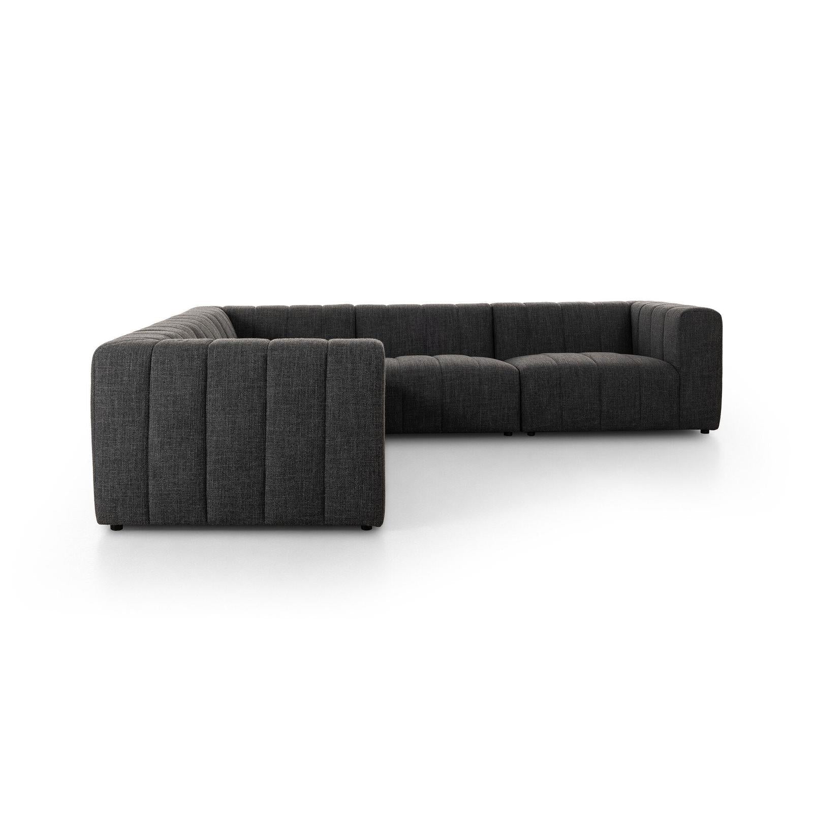 Four Hands Langham Channeled 5-Piece Sectional