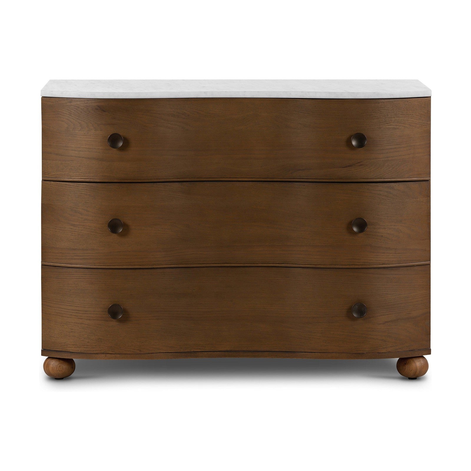 Tiago Marble Chest-Toasted Oak