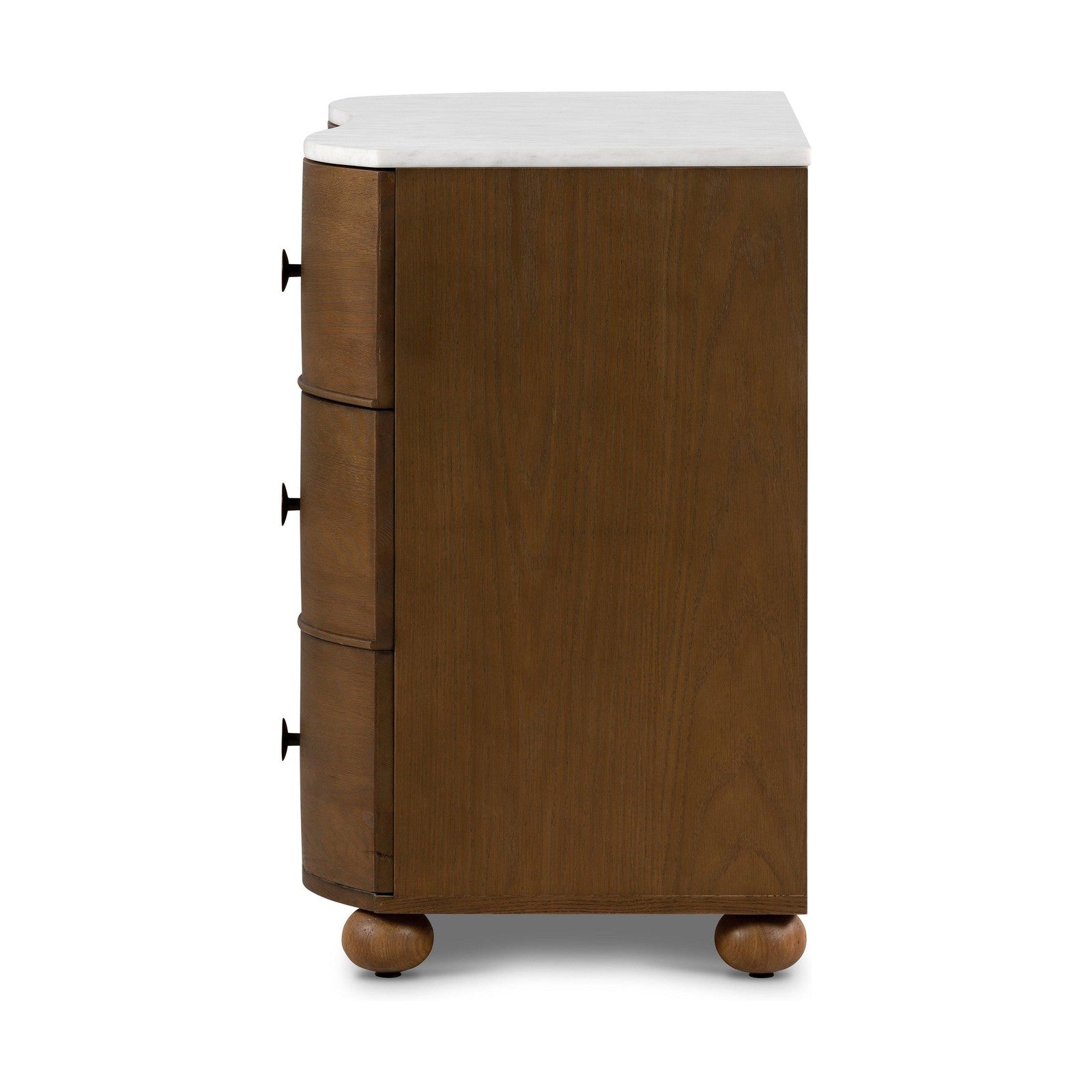 Tiago Marble Chest-Toasted Oak