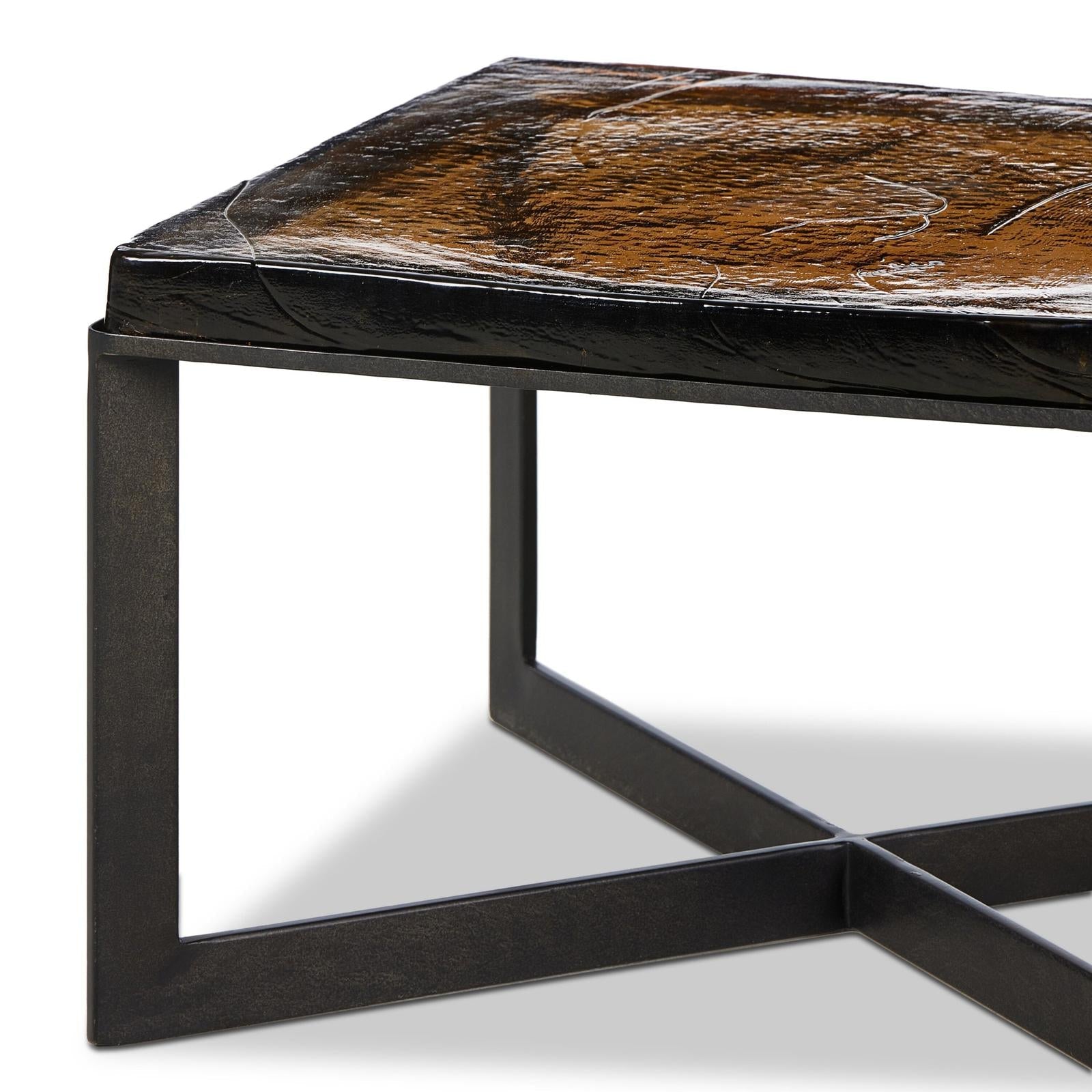 Four Hands Lennie Cast Glass Bunching Table