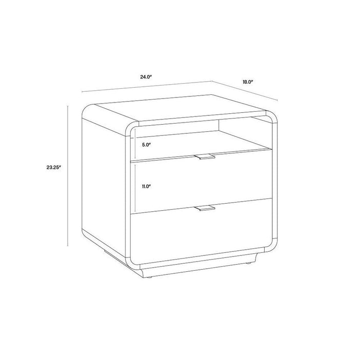 Sunpan Kayden Nightstand