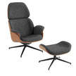 Euro Style Lennart Swivel Lounge Chair