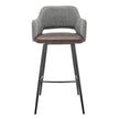 Euro Style Desi Swivel Bar Stool Leatherette