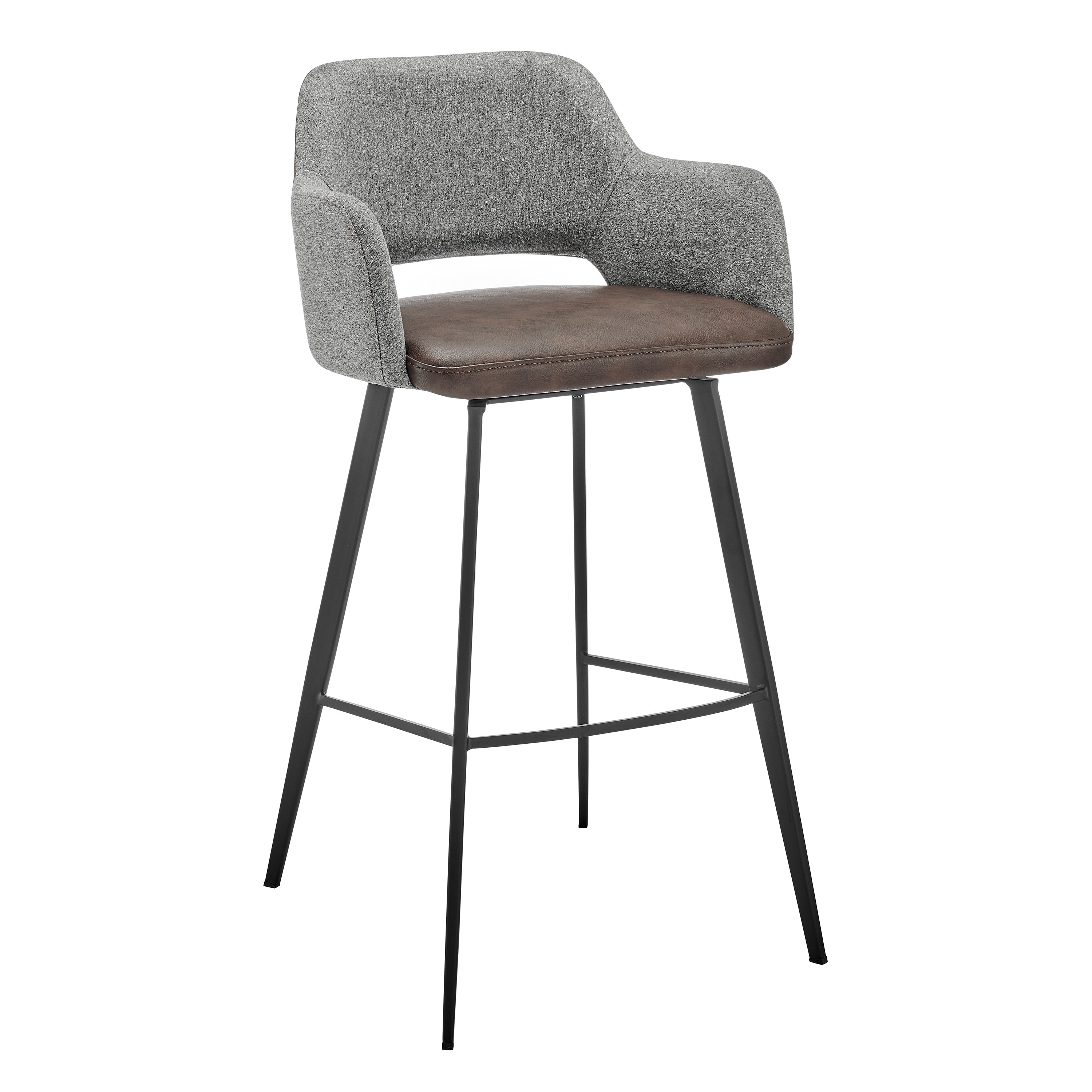 Euro Style Desi Swivel Bar Stool Leatherette