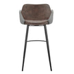 Euro Style Desi Swivel Bar Stool Leatherette