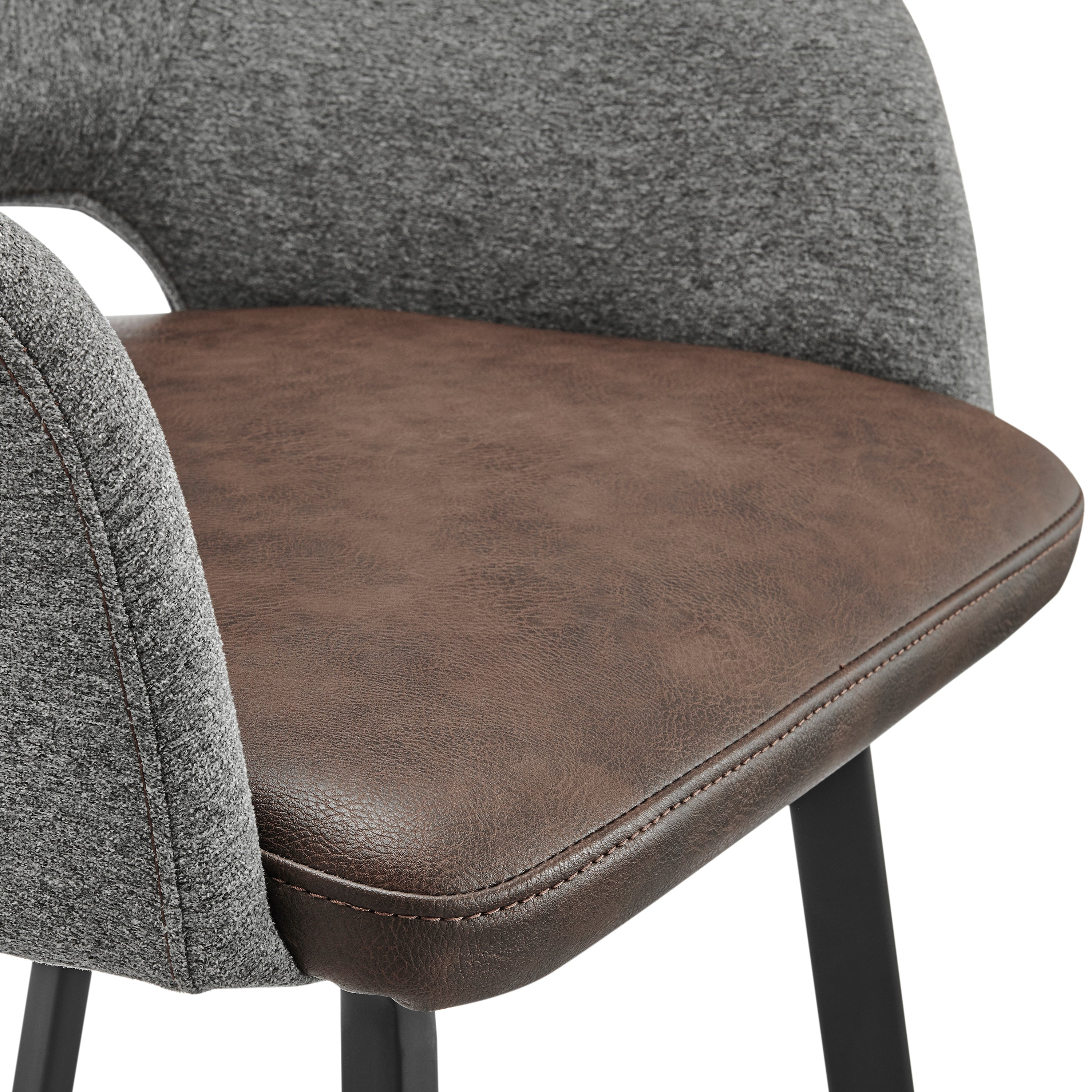 Euro Style Desi Swivel Bar Stool Leatherette