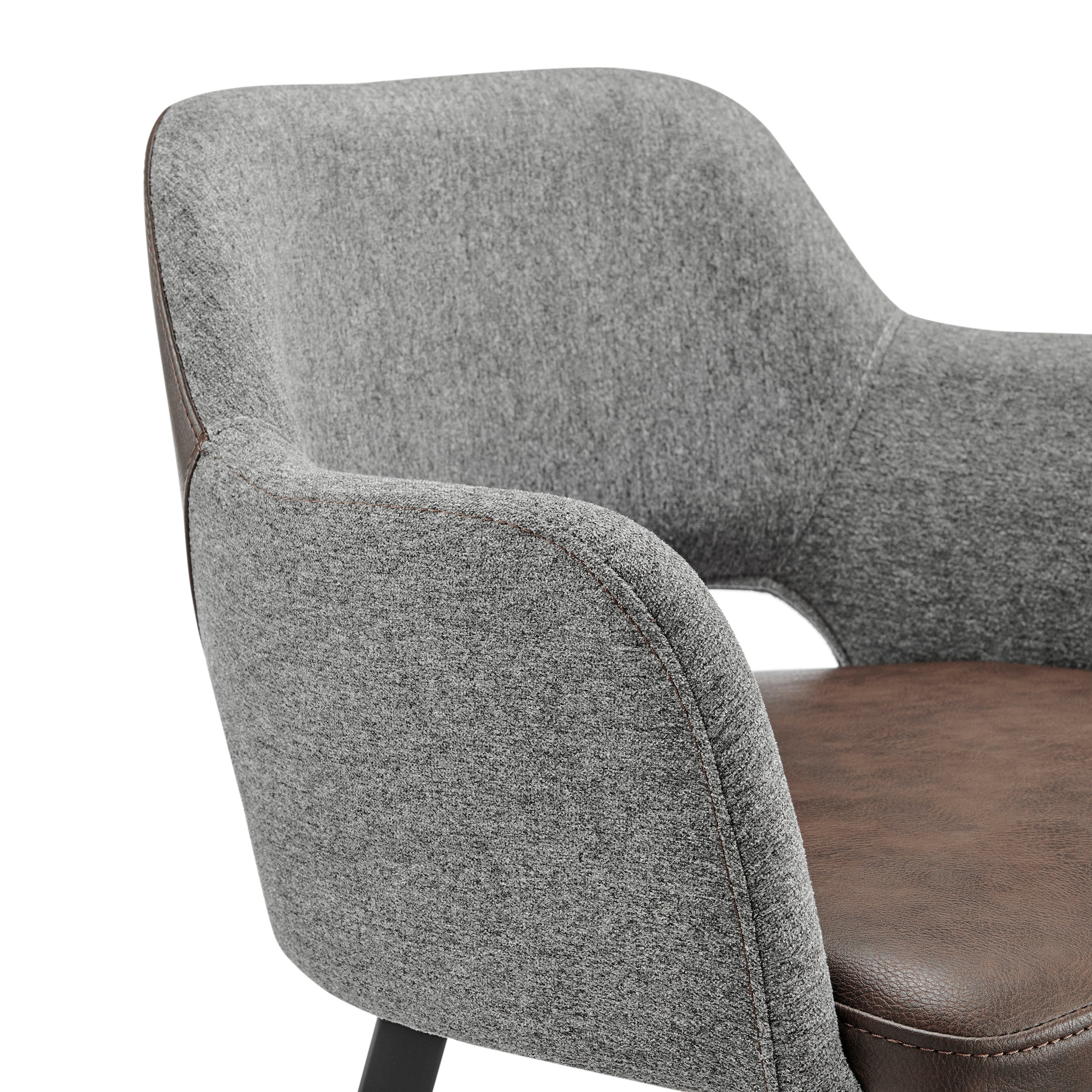 Euro Style Desi Swivel Bar Stool Leatherette