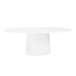 Euro Style Deodat 79-inch Oval Dining Table